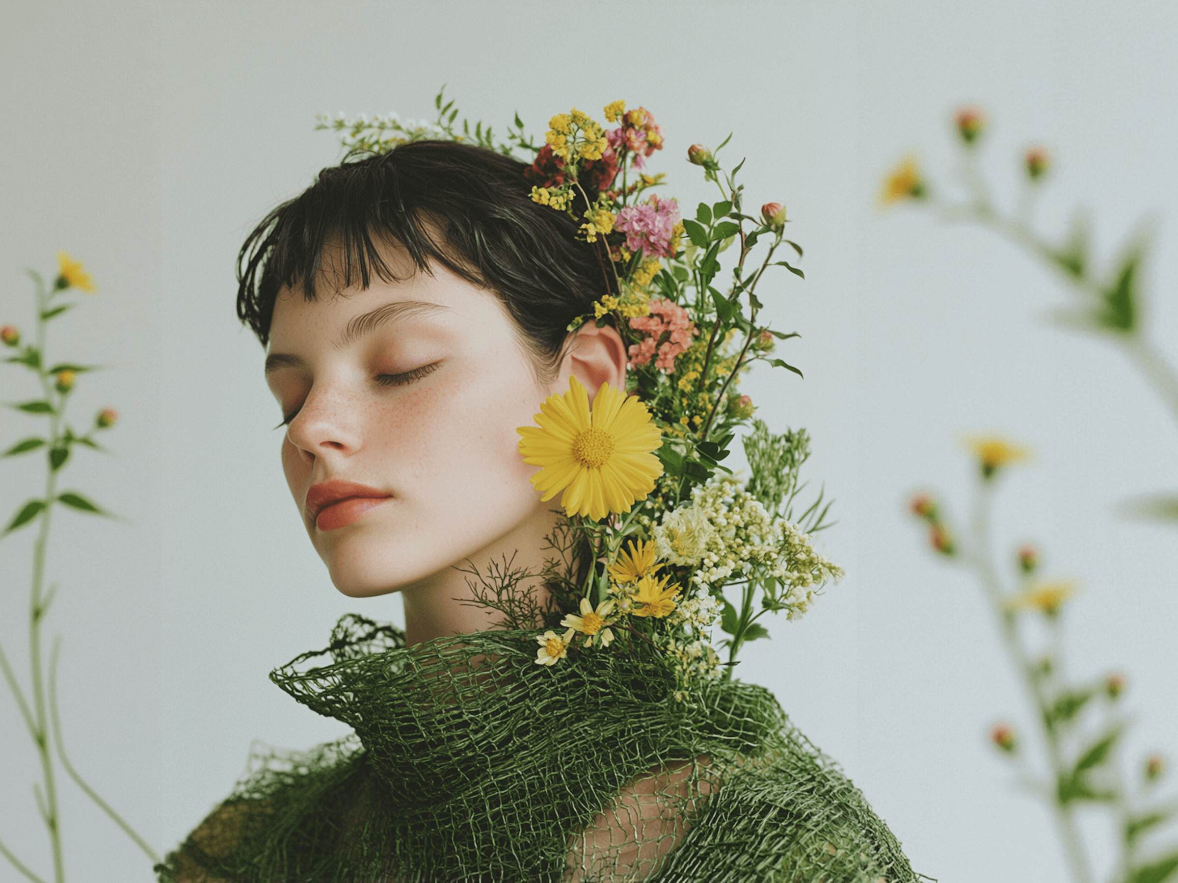 Editorial beauty portrait
